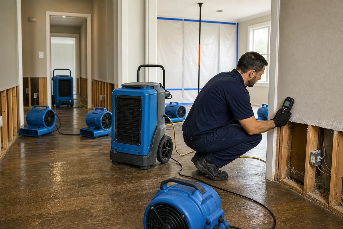 Burst Pipe Cleanup Repair Process