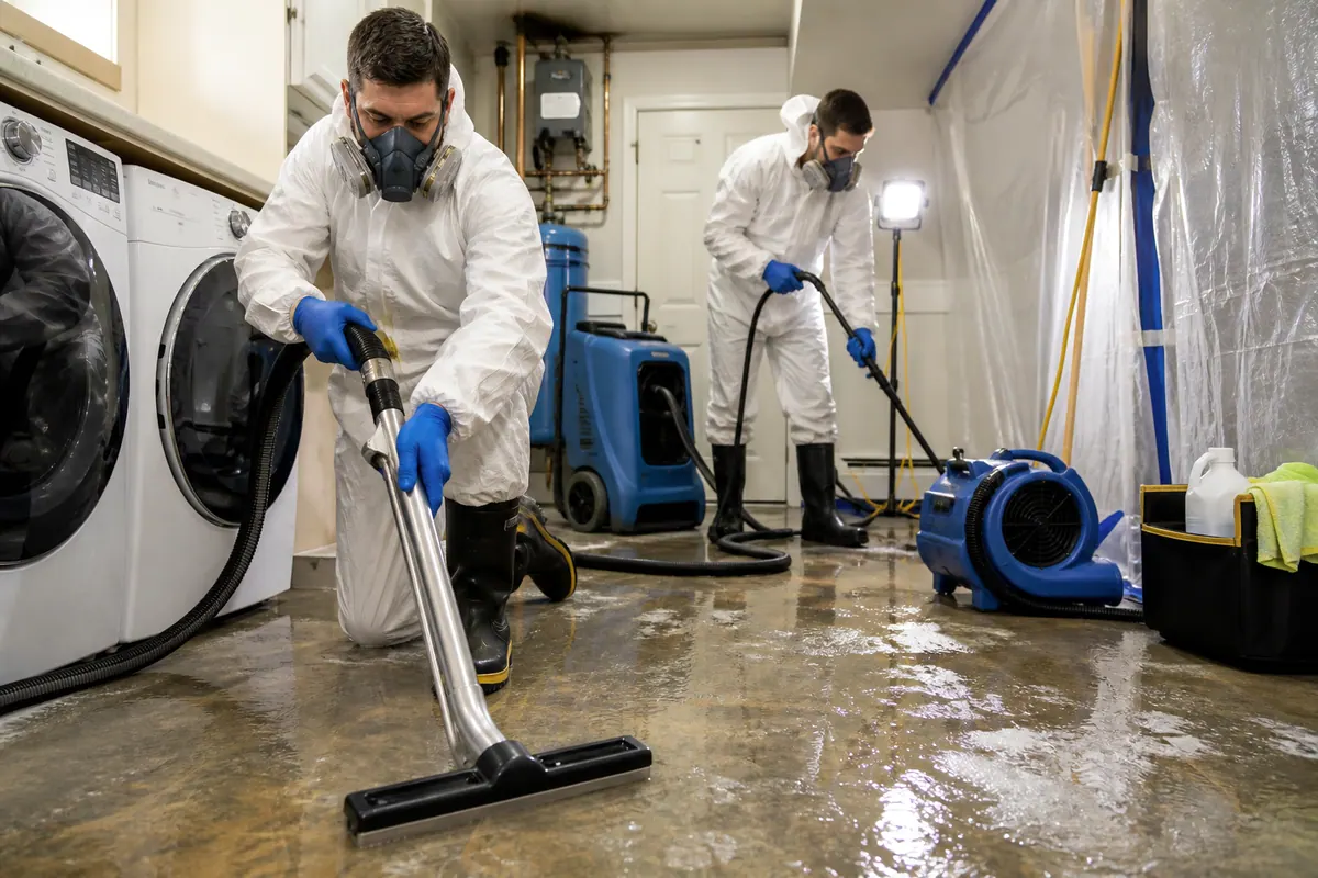 Sewage Cleanup Process